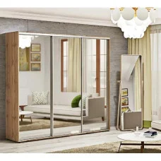 Sliding wardrobe 1.8 m "Mirror" three-door